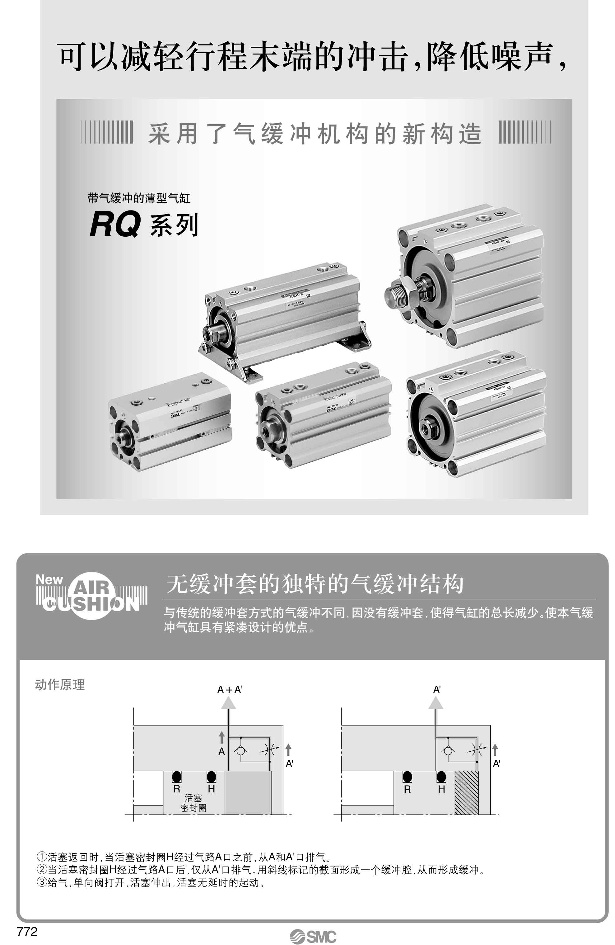 薄型气缸连接示意图图片